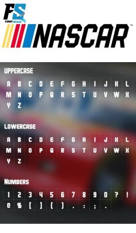 How Fonts Are Used in NASCAR