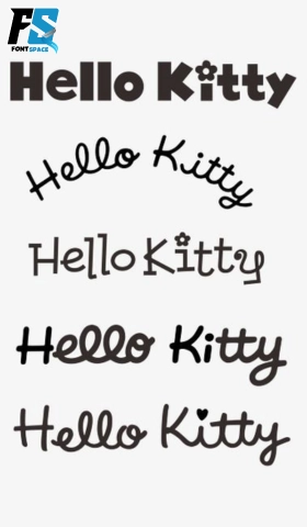 What is the Hello Kitty Font?