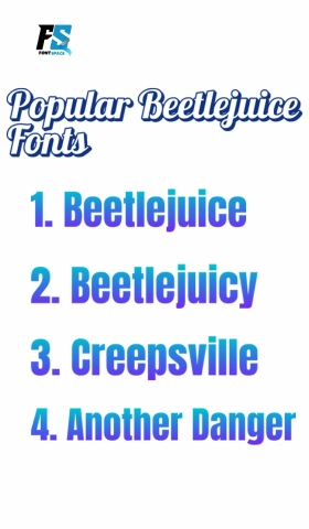 Popular Beetlejuice Fonts You Can Use