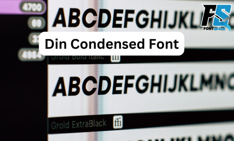 Din Condensed Font