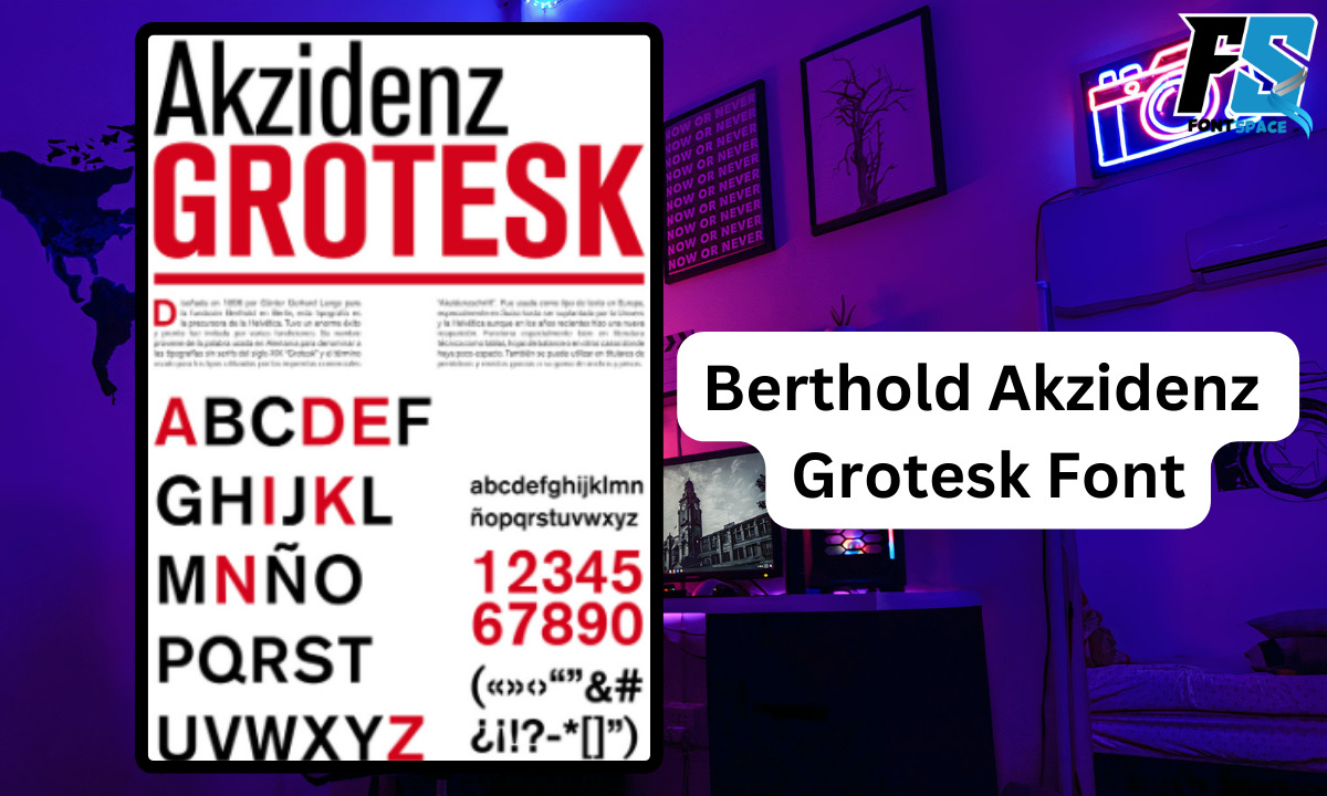 Berthold Akzidenz Grotesk Font