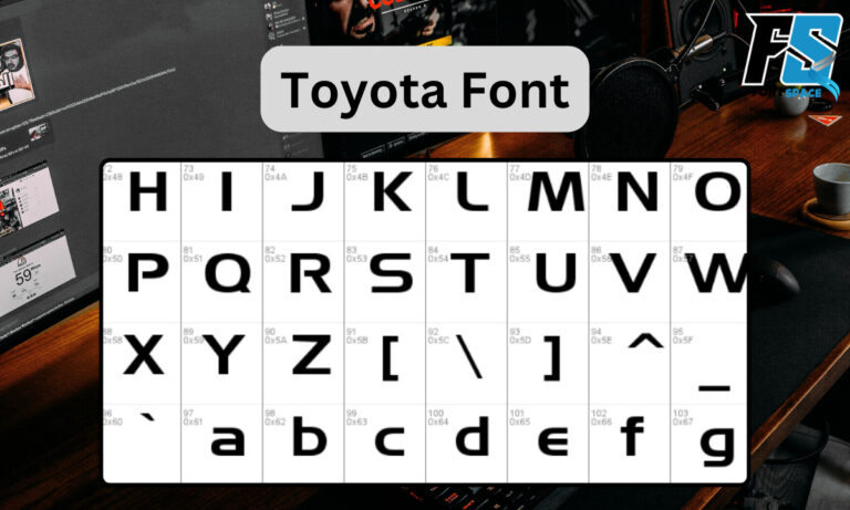 Toyota Font