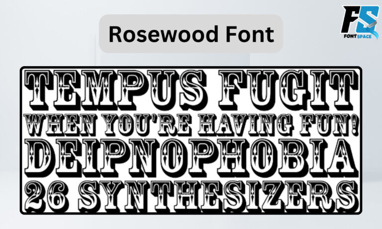 Rosewood Font