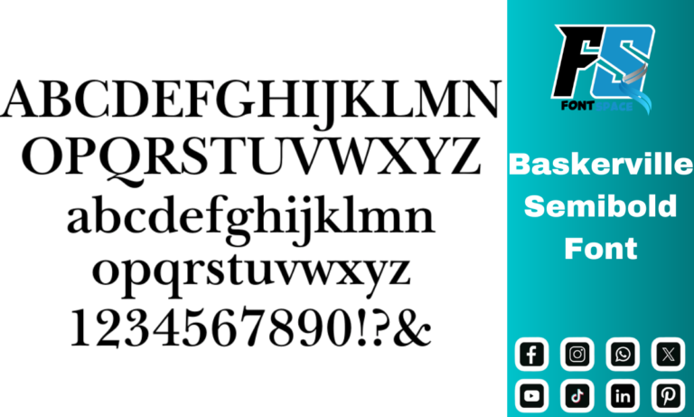 Baskerville Semibold Font