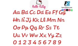 Hello Kitty Font