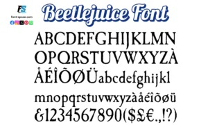 Beetlejuice Font: A Guide to Movie Logo Style Typeface