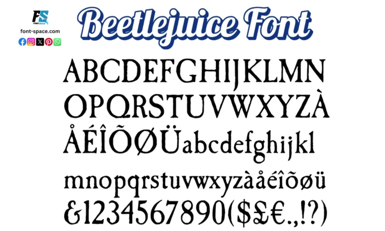 Beetlejuice Font: A Guide to Movie Logo Style Typeface