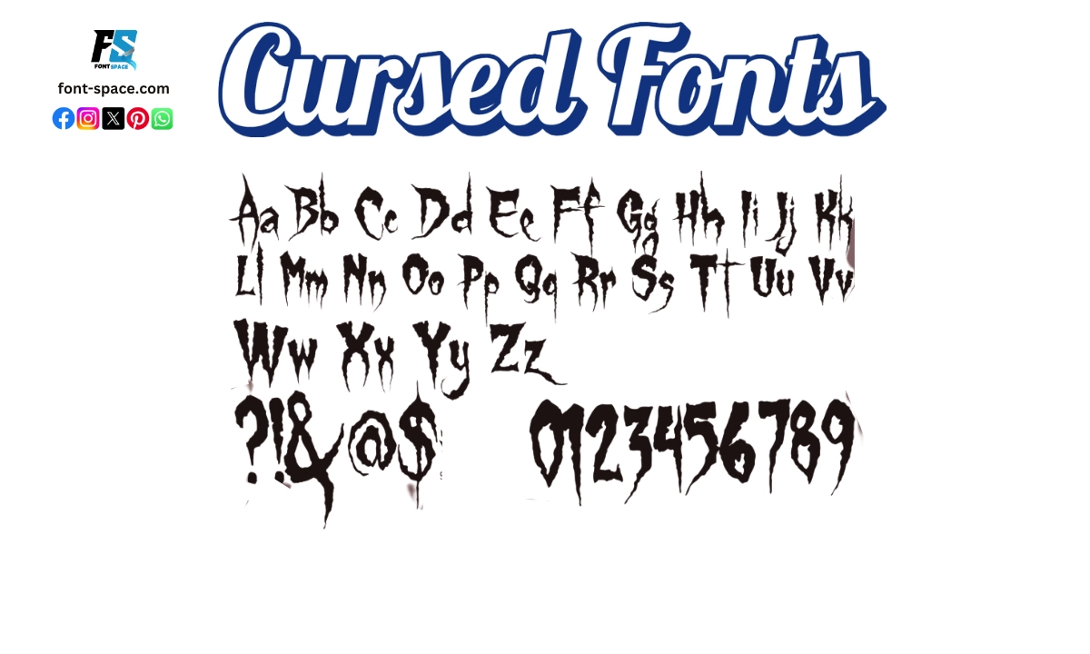 Cursed Fonts – Unique & Creepy Text Styles Online