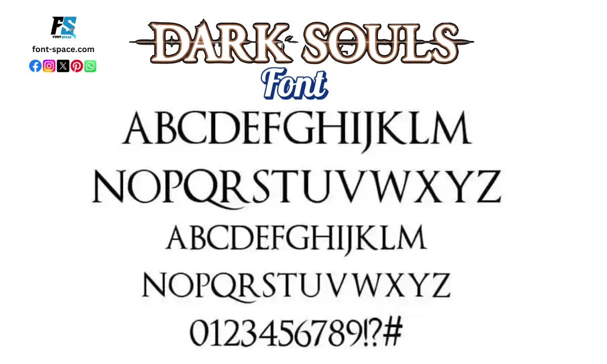 Dark Souls Font – Perfect for Gaming & Design Projects