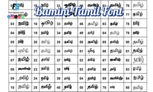 Bamini Tamil Font: A Complete Guide